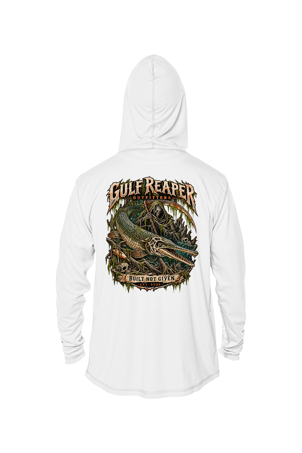 Freshwater Alligator Gar Men’s Solar Hoodie