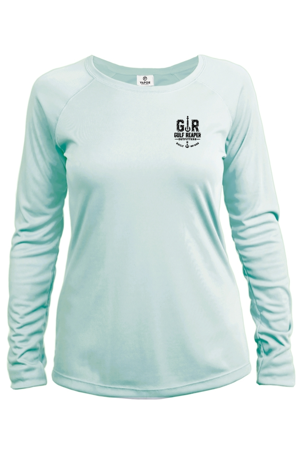 Death Current Women’s Solar Long Sleeve – Electric Blue Print