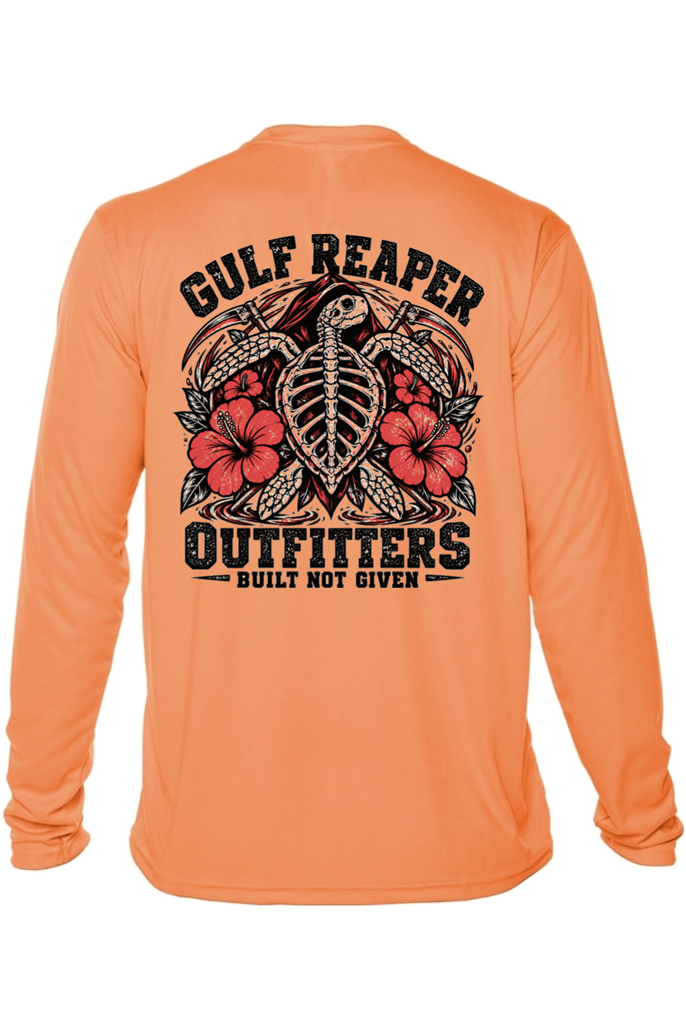 Ancient Tide Solar Long Sleeve – Coral Red Print