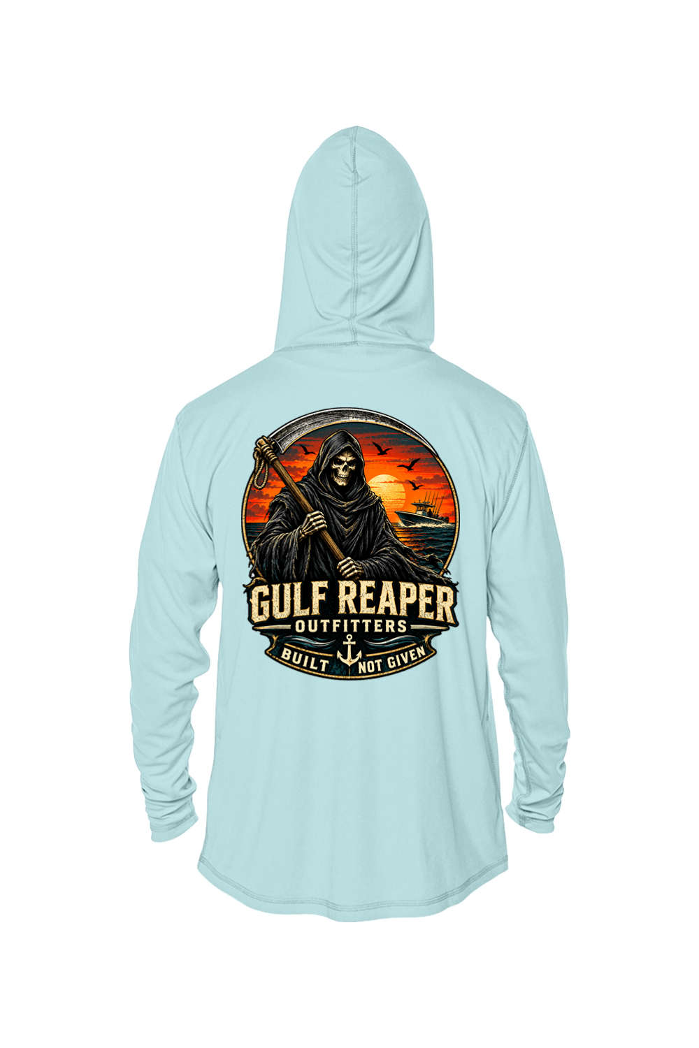 Reaper’s Wake | UPF 50+ Solar Fishing Hoodie
