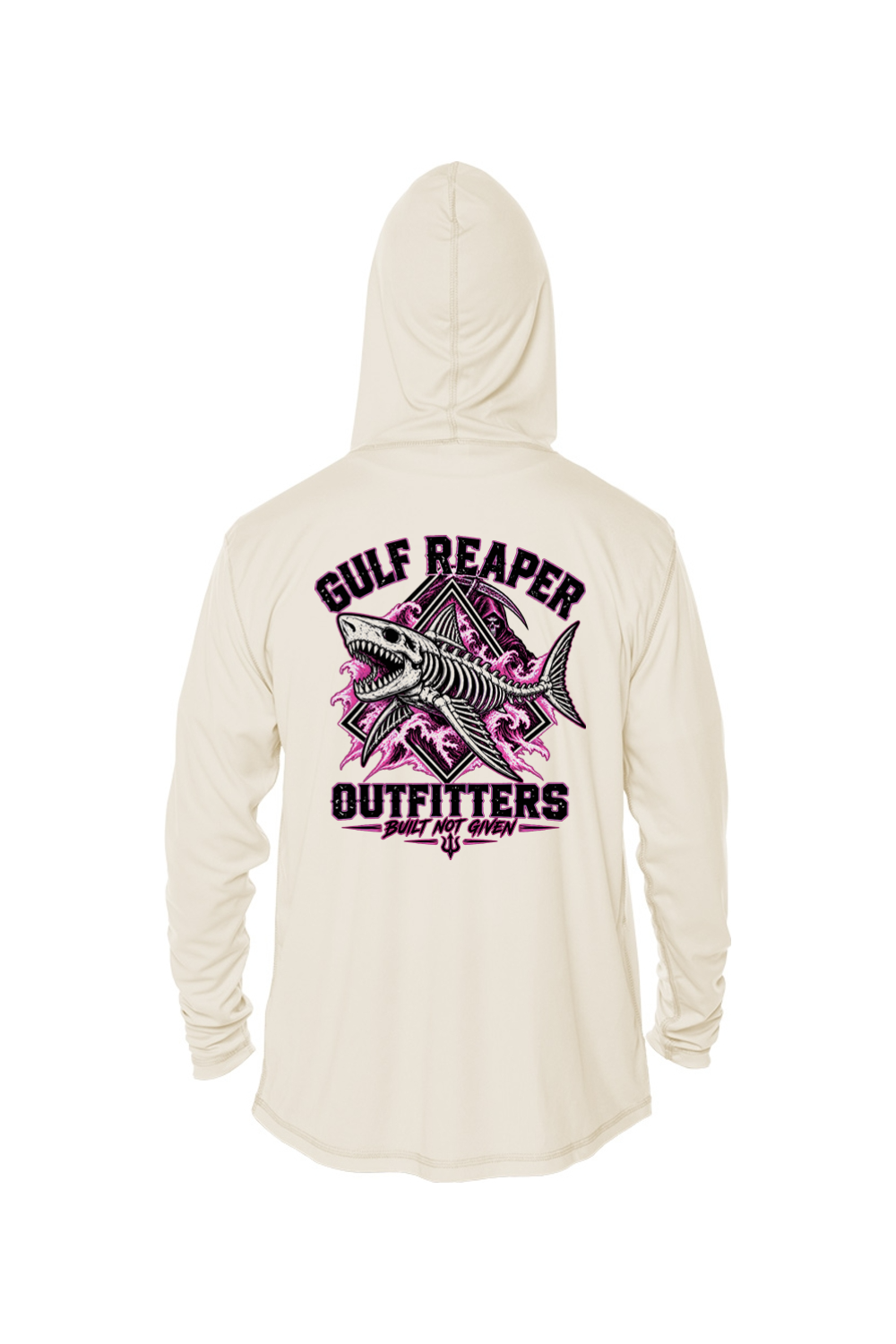 Death Current Kids’ Solar Hoodie – Hot Pink Print