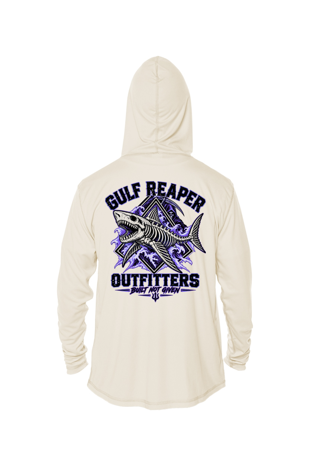 Death Current Solar Hoodie – Royal Purple Print