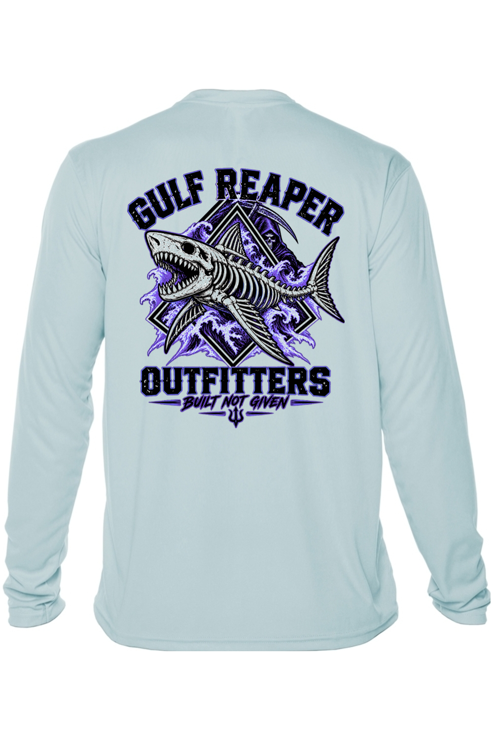 Death Current Solar Long Sleeve – Royal Purple Print