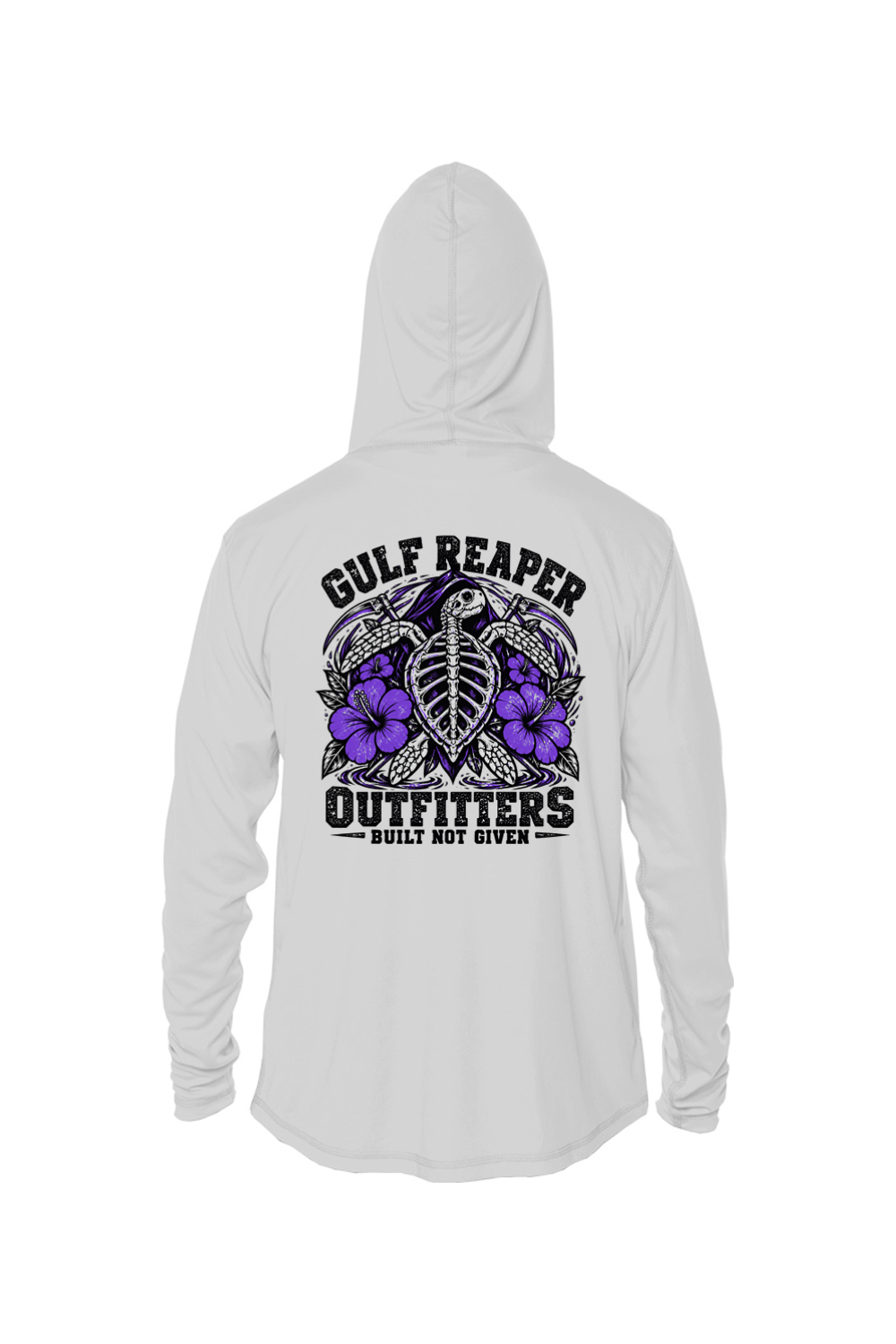 Ancient Tide Kids’ Solar Hoodie – Royal Purple Print