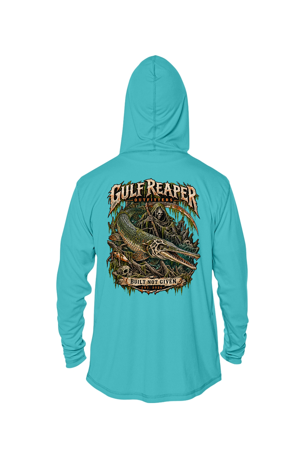 Freshwater Alligator Gar Men’s Solar Hoodie