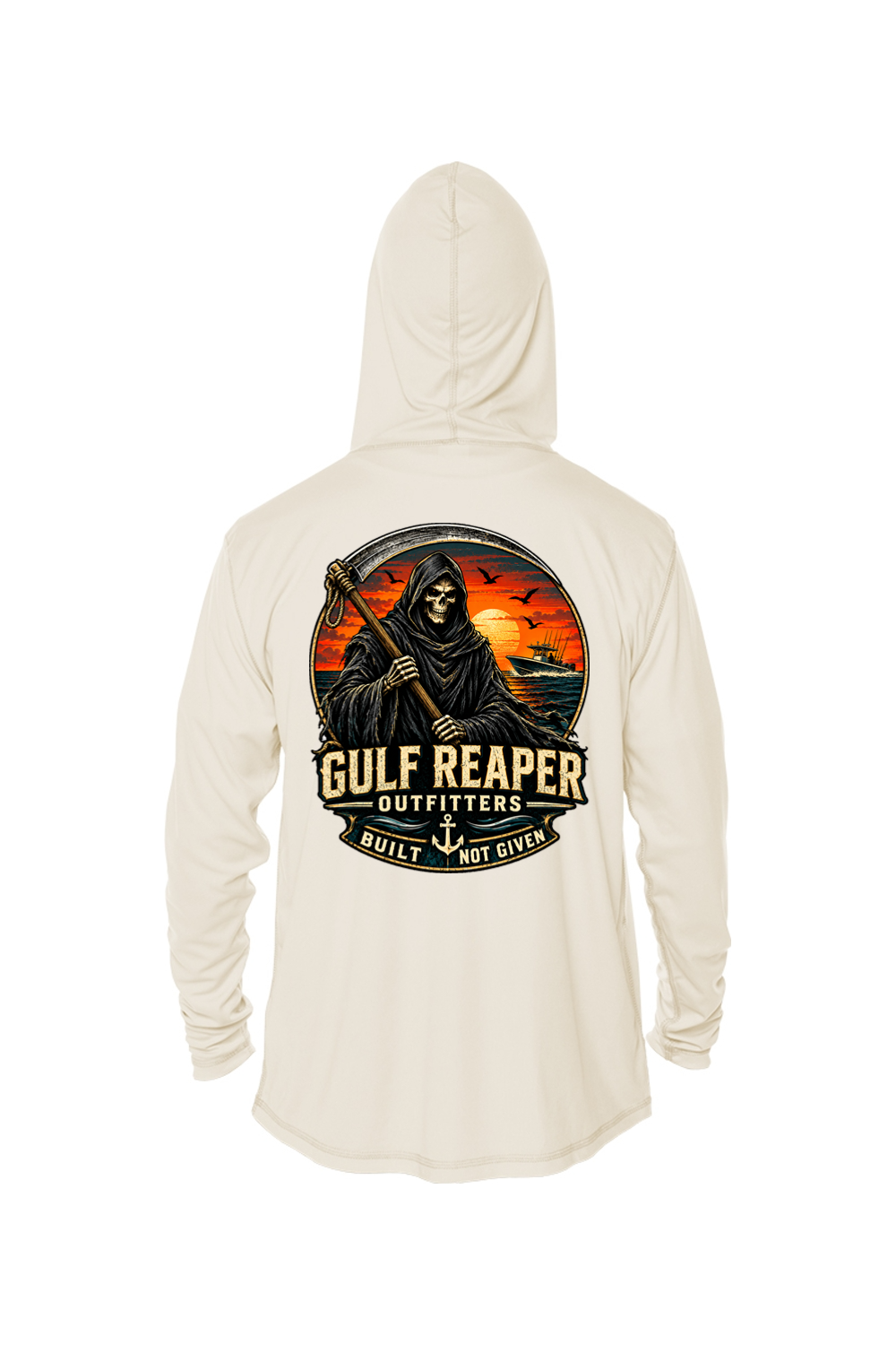 Reaper’s Wake | UPF 50+ Solar Fishing Hoodie