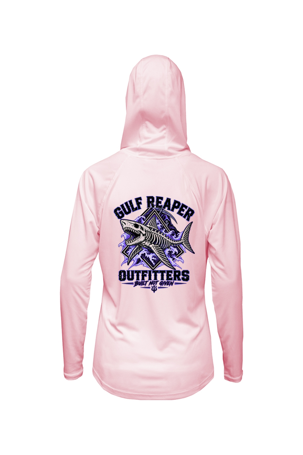Death Current Women’s Solar Hoodie – Royal Purple Print