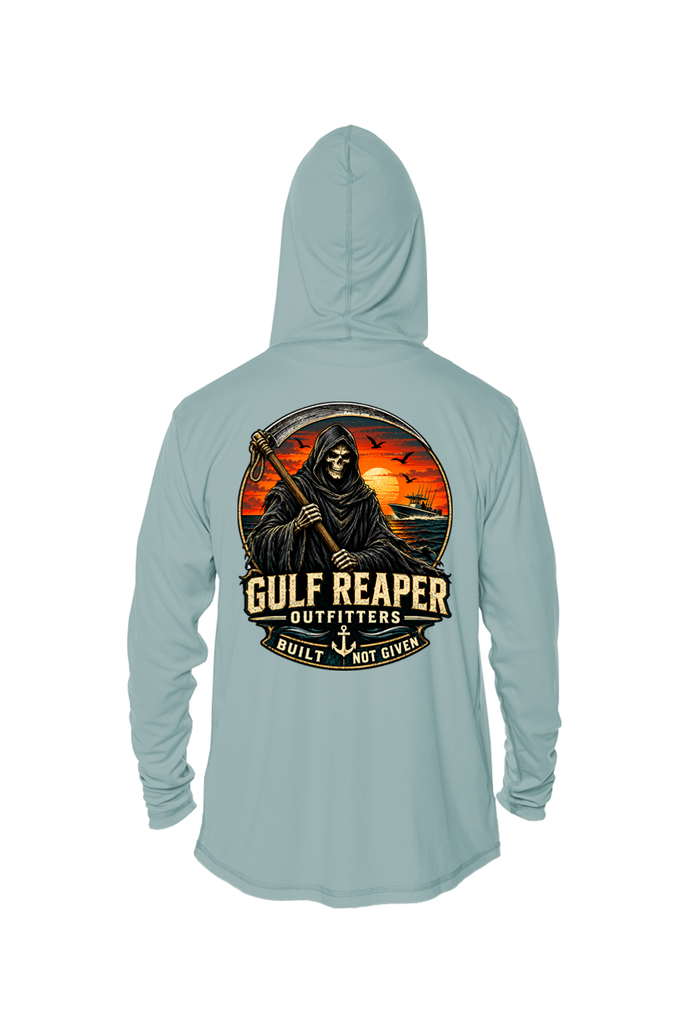 Reaper’s Wake | UPF 50+ Solar Fishing Hoodie
