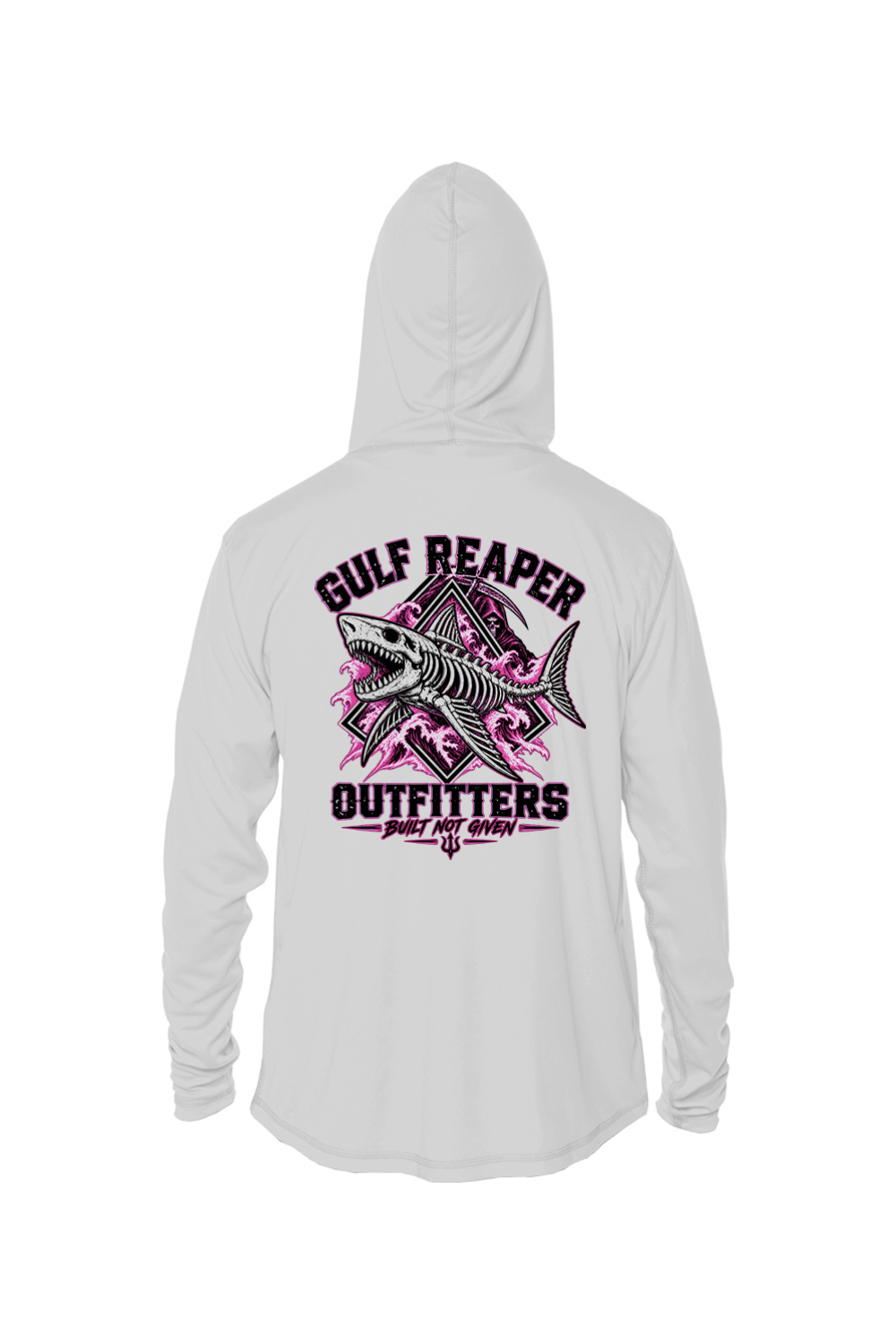 Death Current Kids’ Solar Hoodie – Hot Pink Print