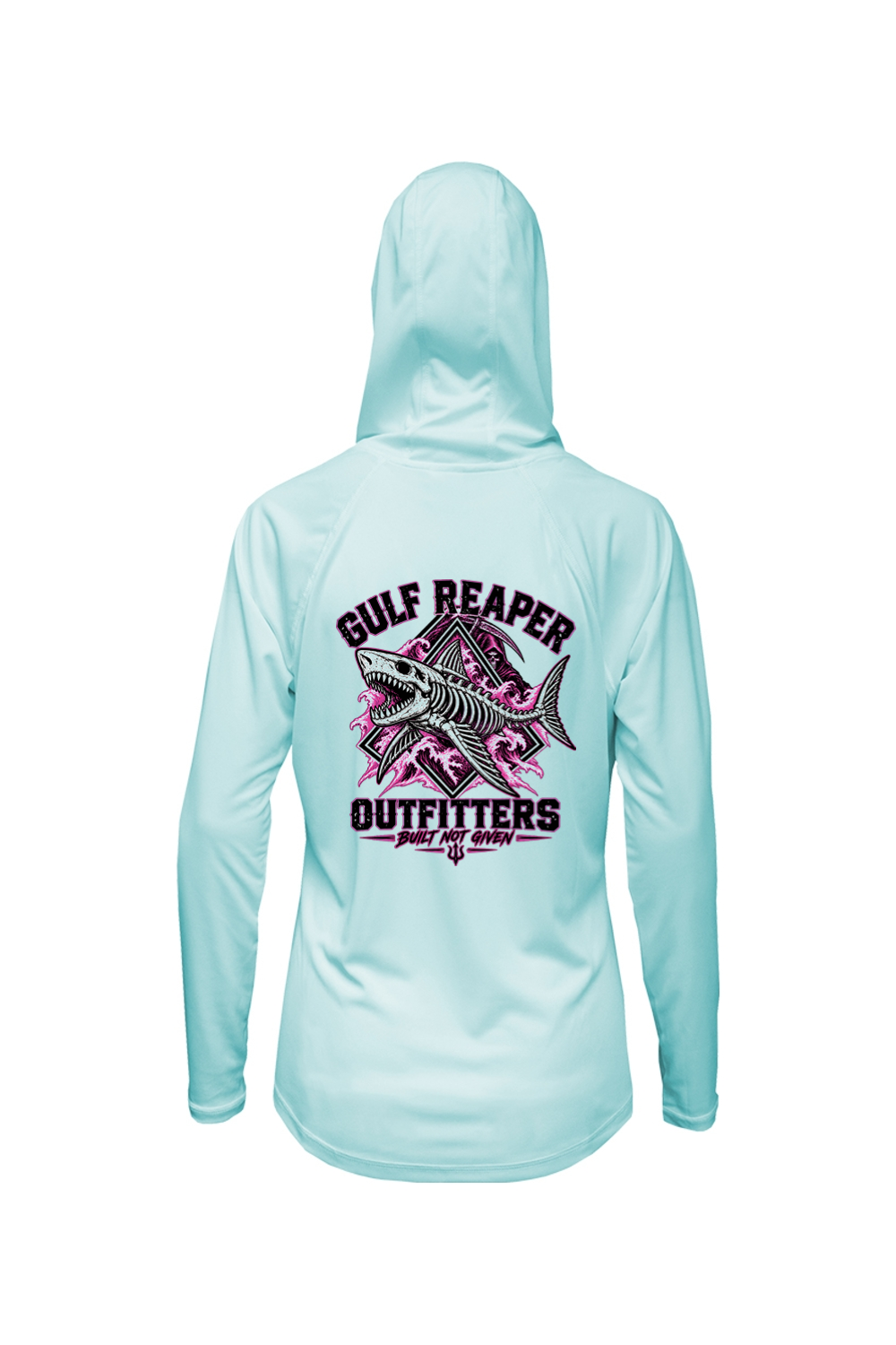 Death Current Women’s Solar Hoodie – Hot Pink Print