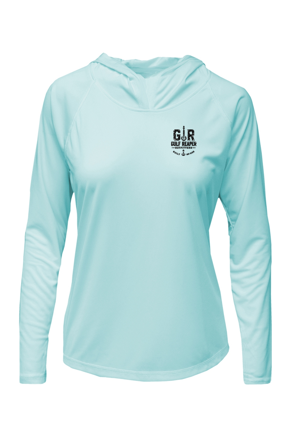 Ancient Tide Women’s Solar Hoodie – Lime Green Print