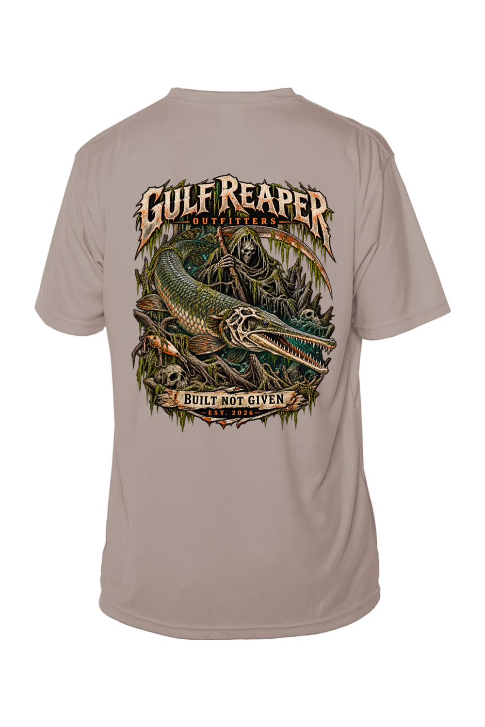 Freshwater Alligator Gar Kids’ Solar Short Sleeve