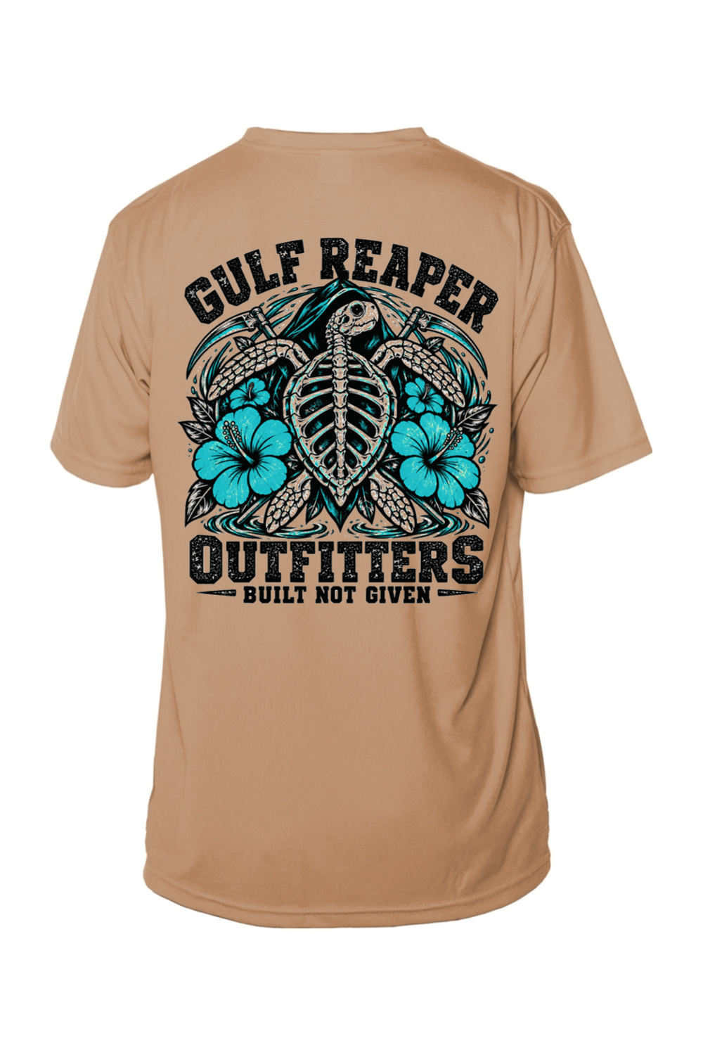 Ancient Tide Solar Short Sleeve – Gulf Teal Print