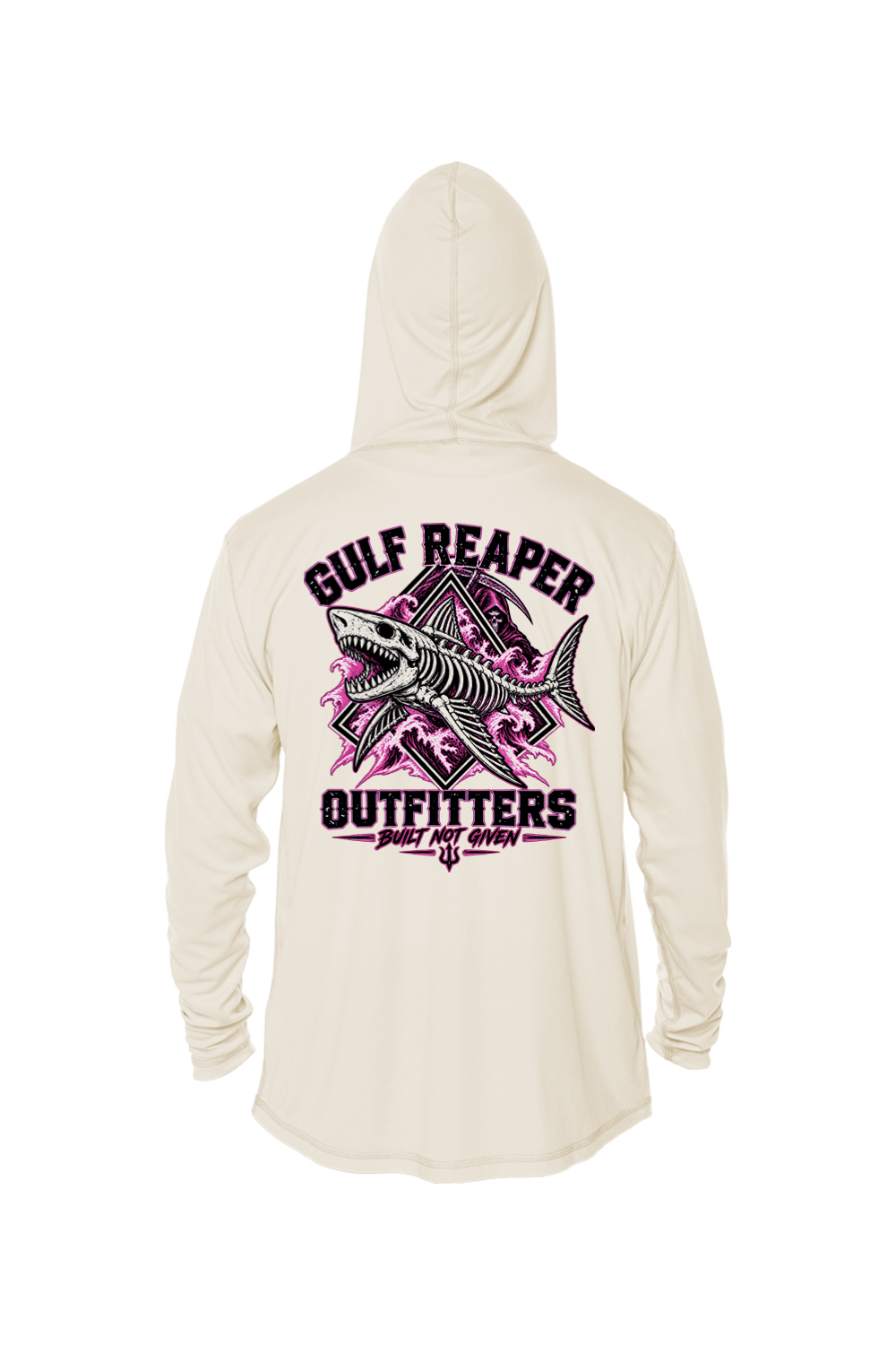 Death Current Solar Hoodie – Hot Pink Print