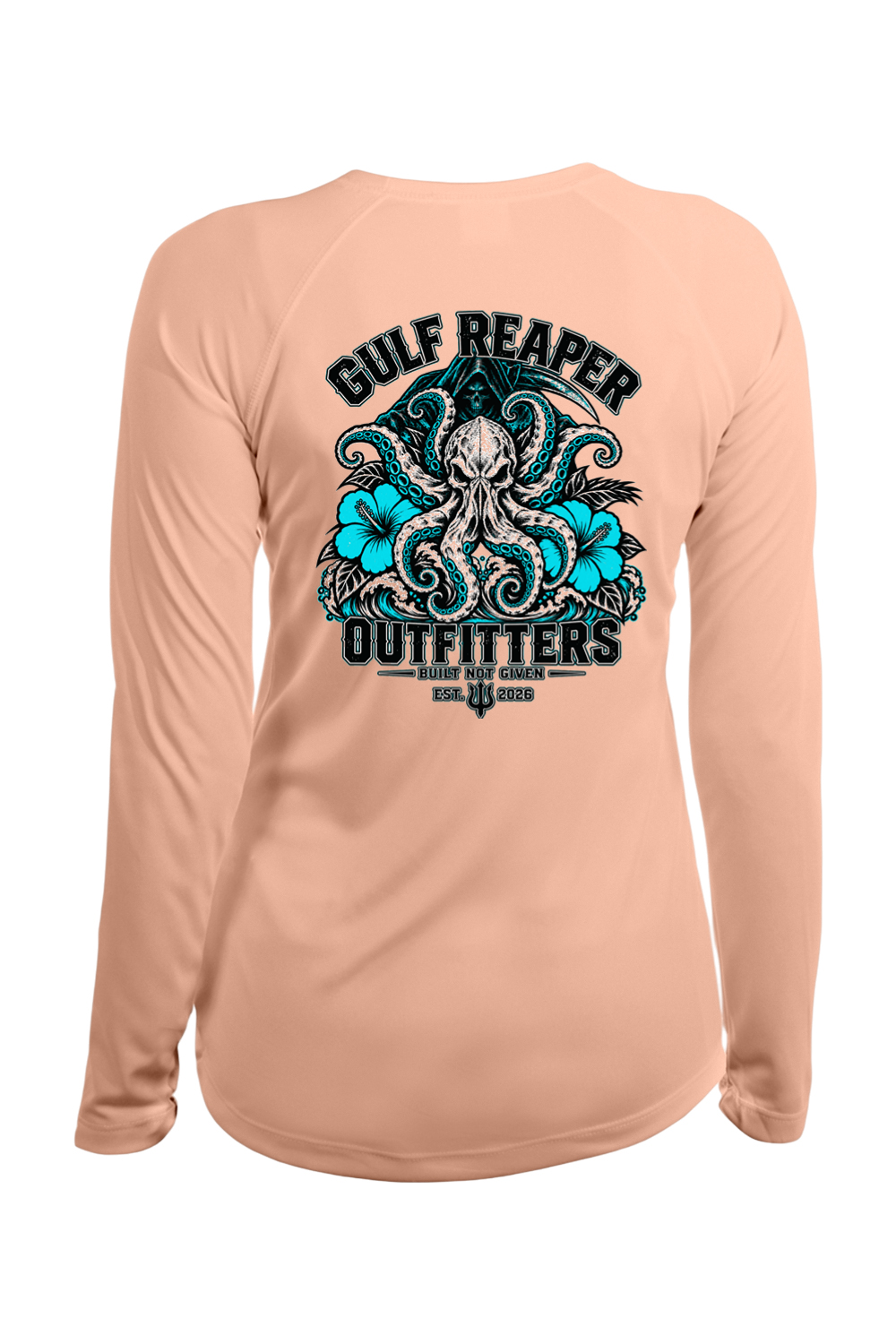Kraken’s Grip Women’s Solar Long Sleeve – Aqua Print
