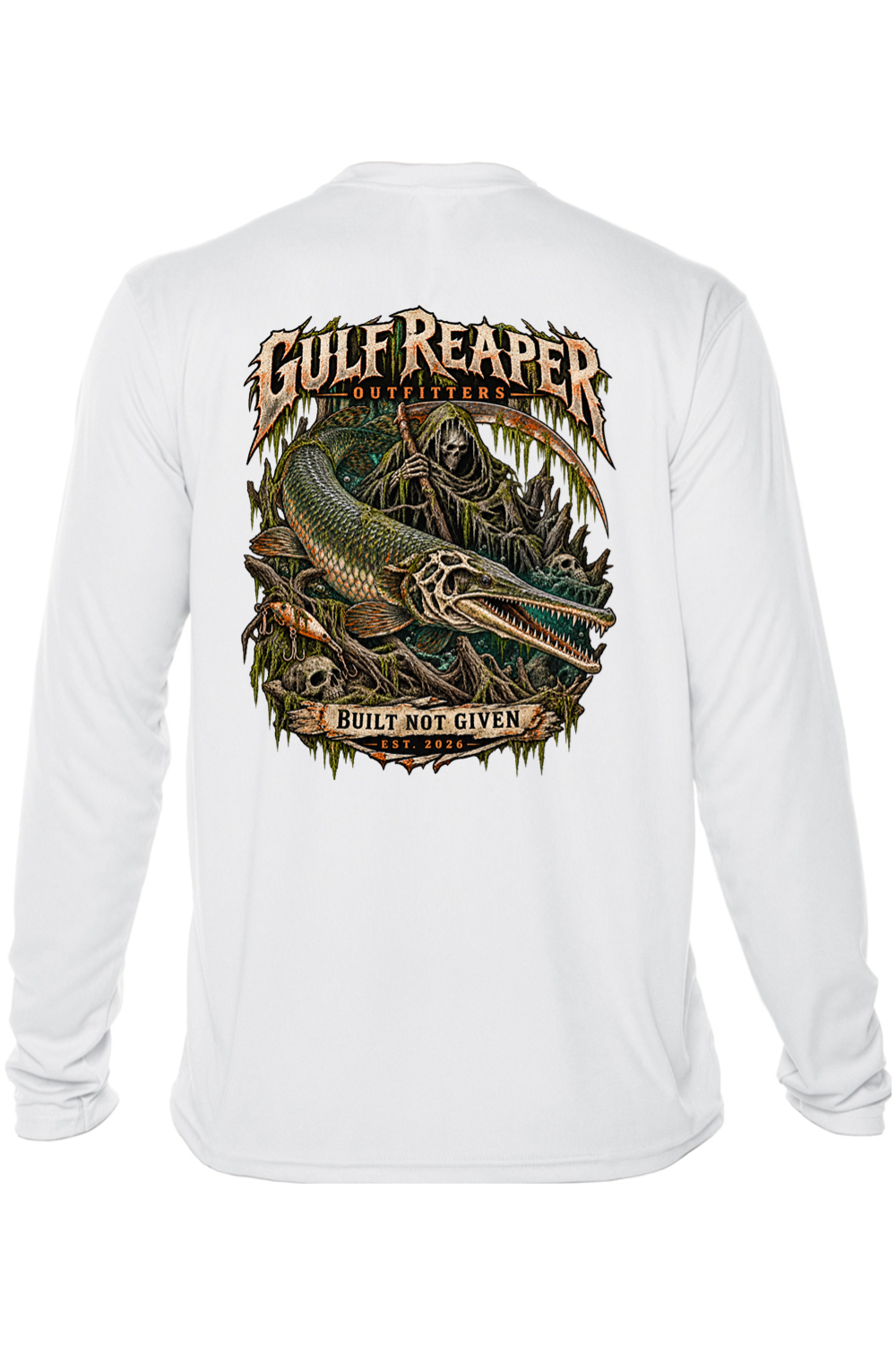 Freshwater Alligator Gar Men’s Solar Long Sleeve
