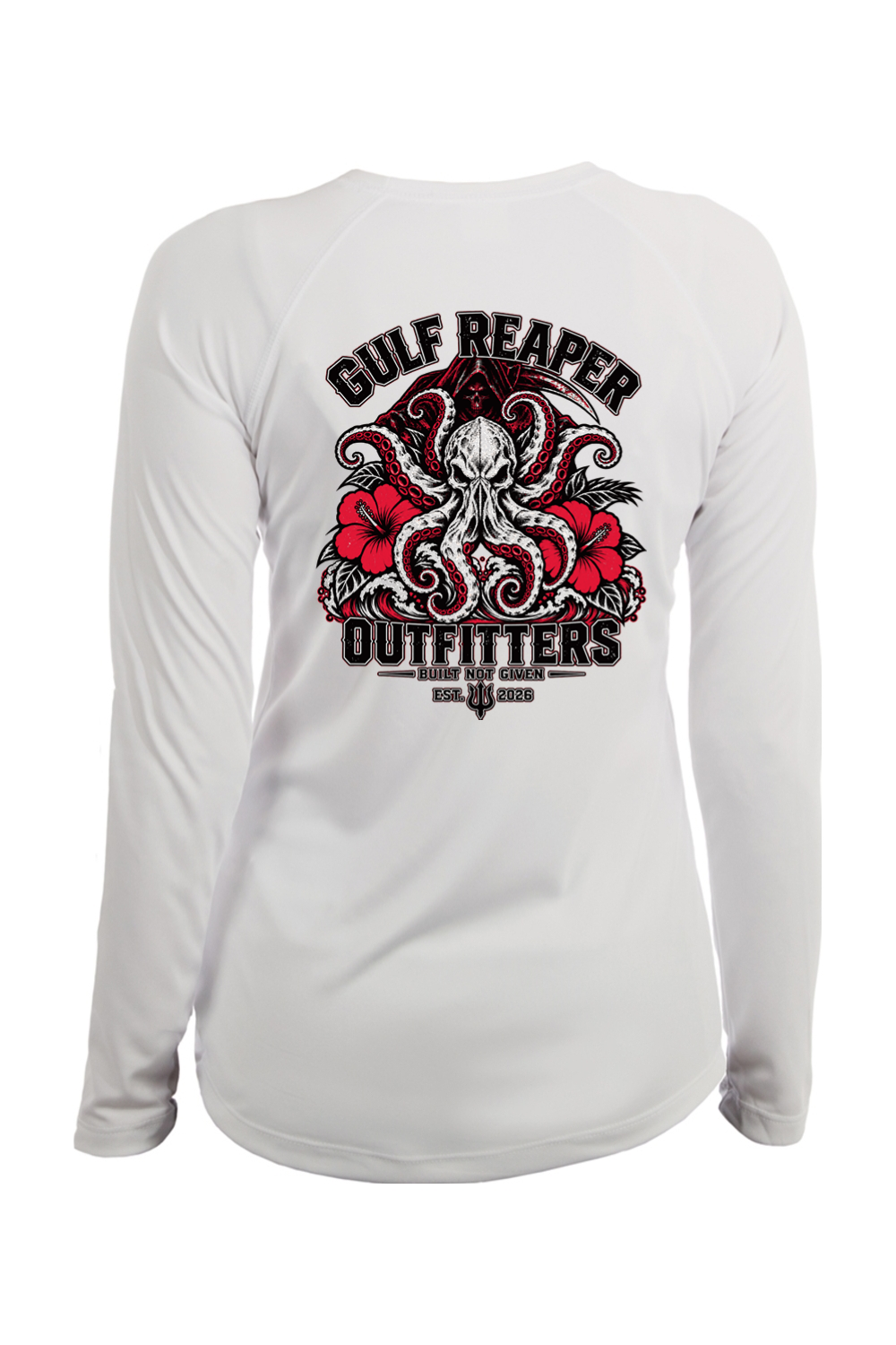 Kraken’s Grip Women’s Solar Long Sleeve – Crimson Print