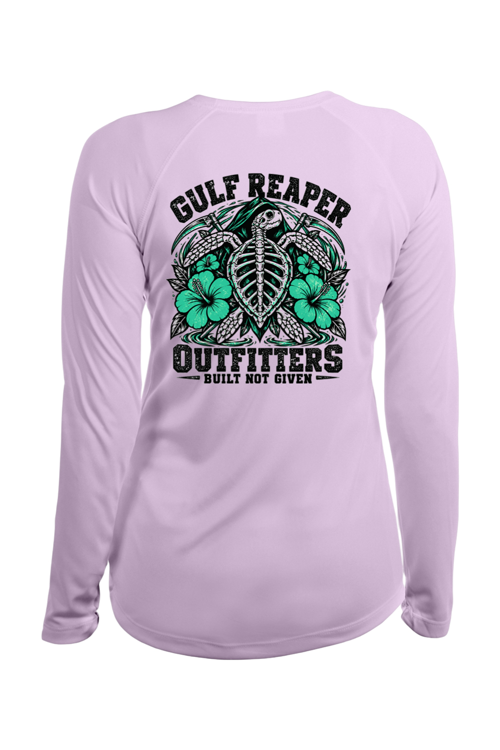 Ancient Tide Women’s Solar Long Sleeve – Sea Green Print