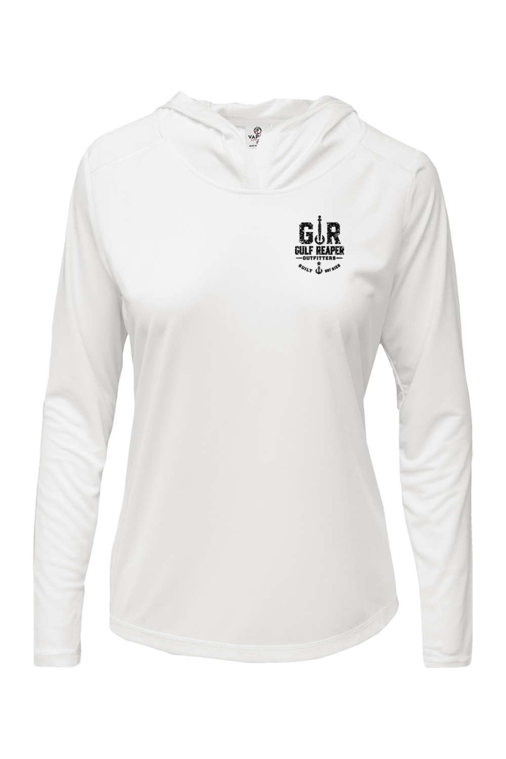 Kraken’s Grip Women’s Solar Hoodie – Safety Orange Print