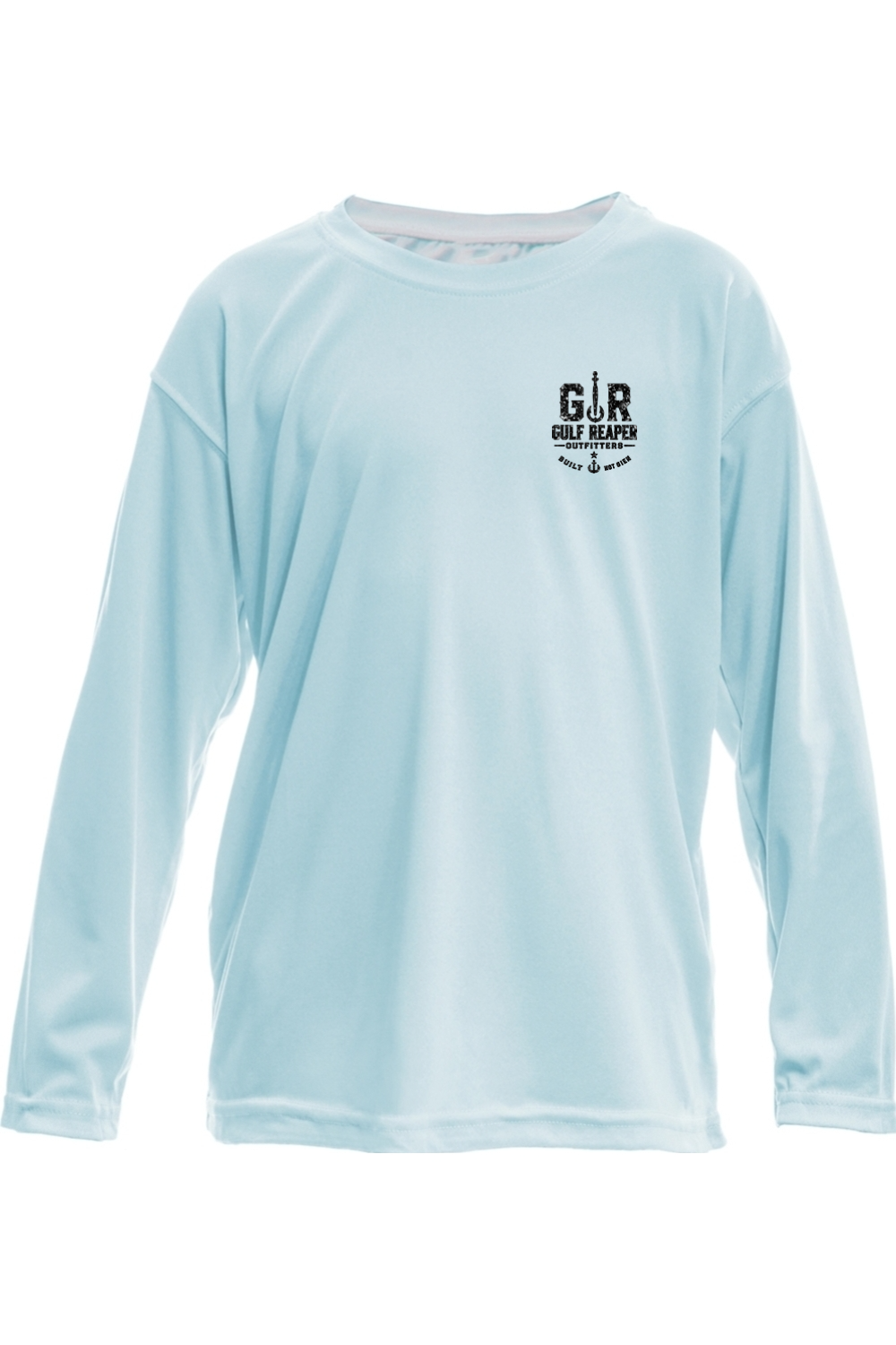 Kraken’s Grip Kids’ Solar Long Sleeve – Safety Orange Print