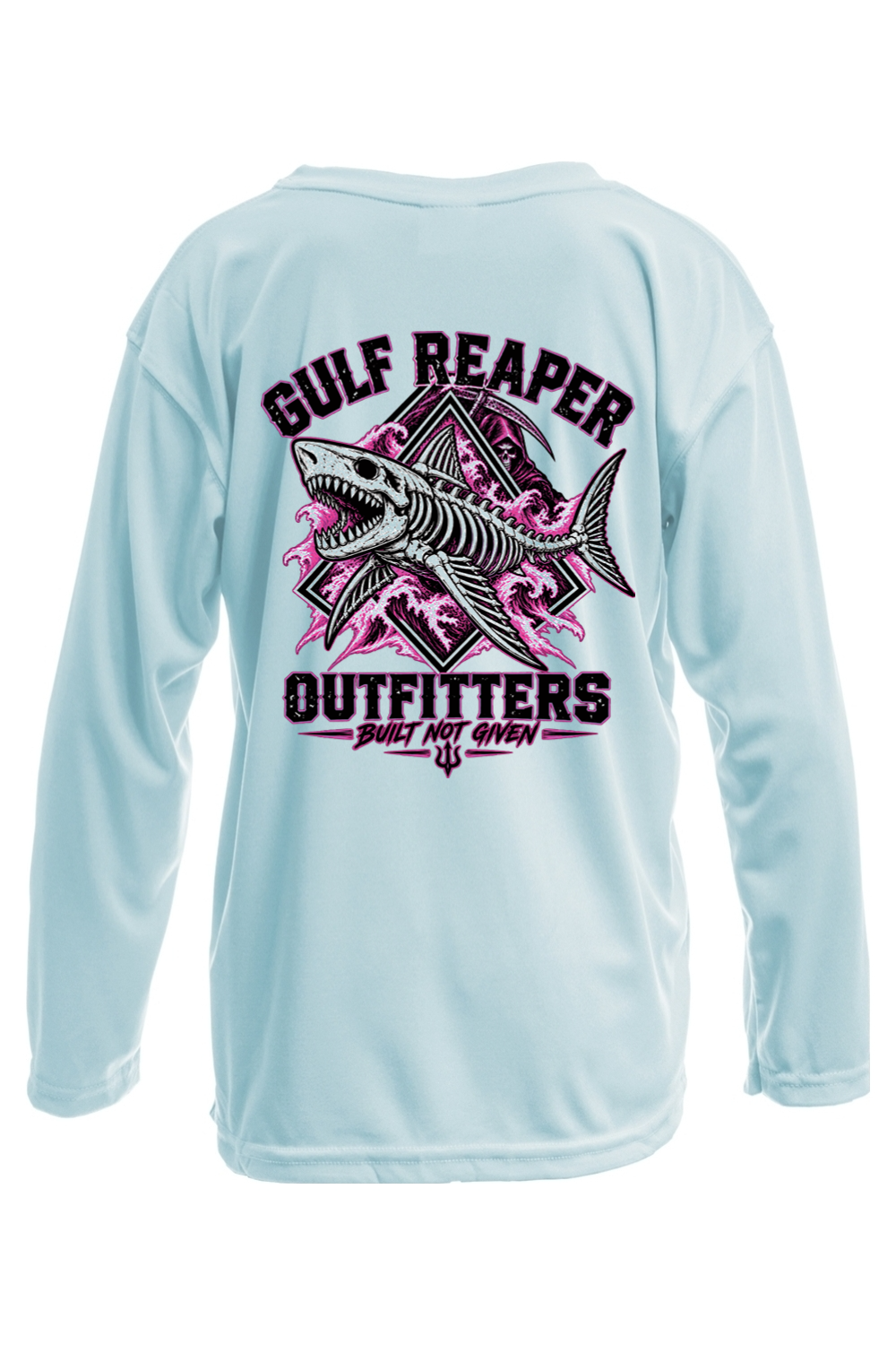 Death Current Kids’ Solar Long Sleeve – Hot Pink Print