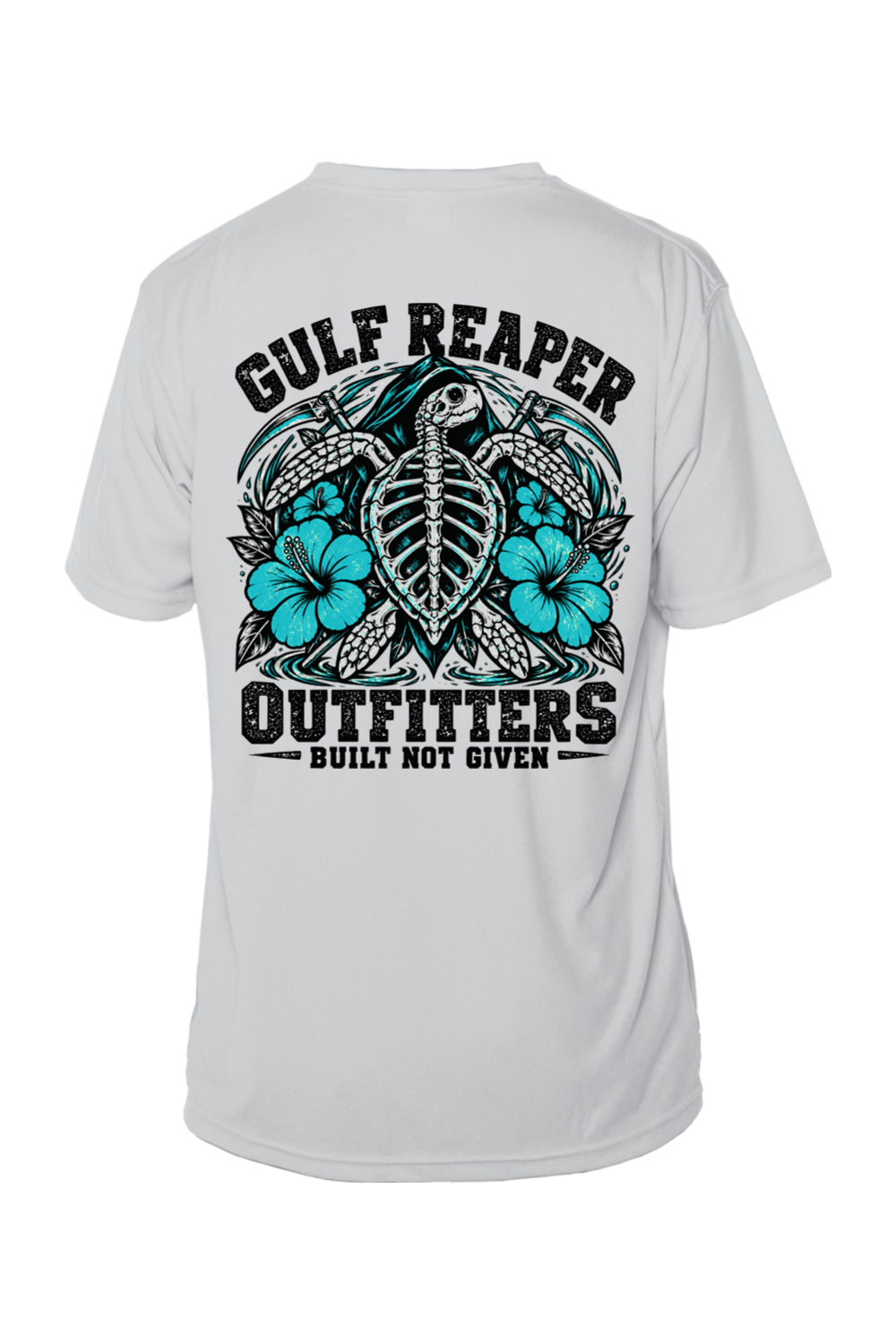 Ancient Tide Solar Short Sleeve – Gulf Teal Print