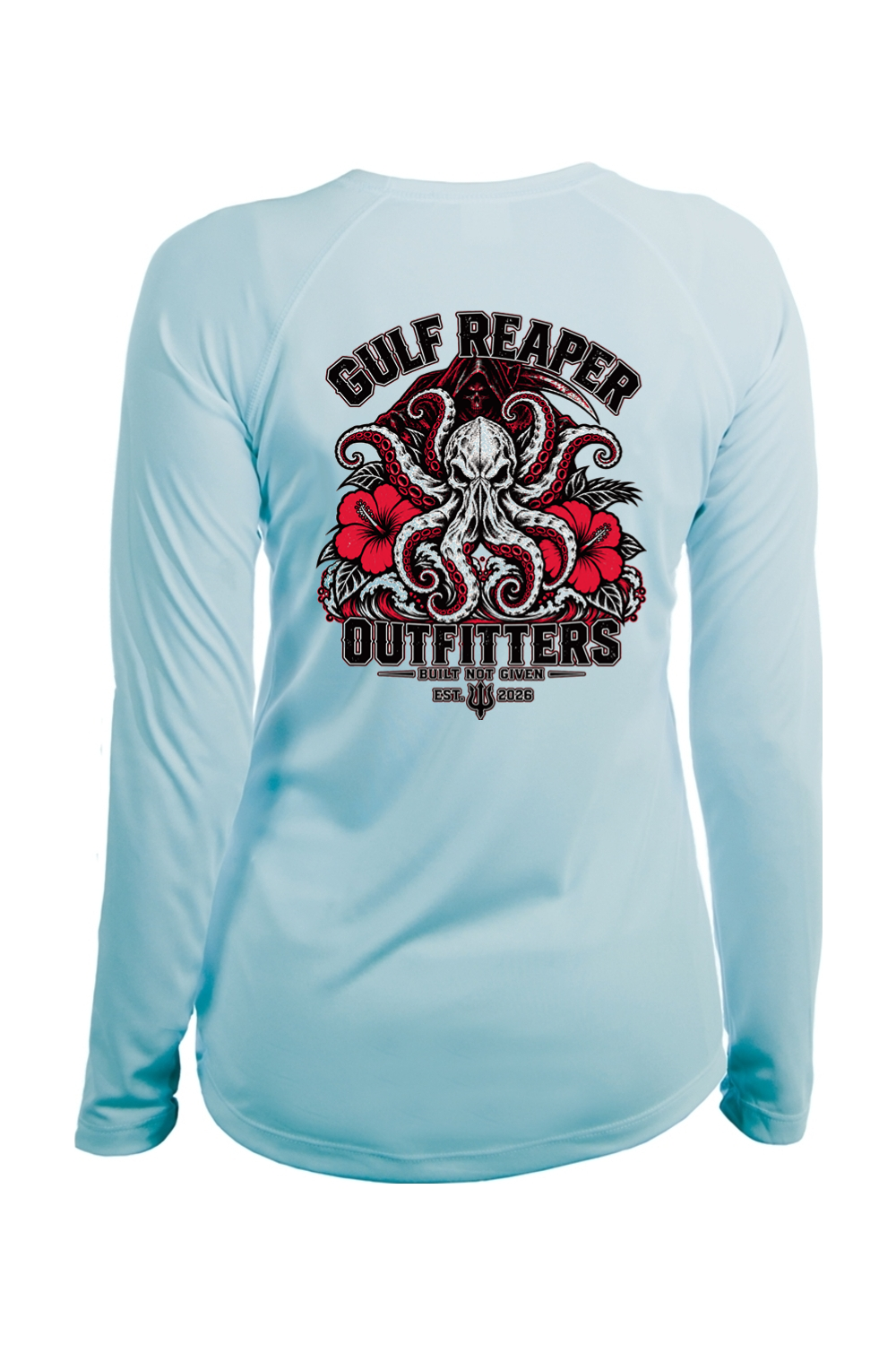 Kraken’s Grip Women’s Solar Long Sleeve – Crimson Print