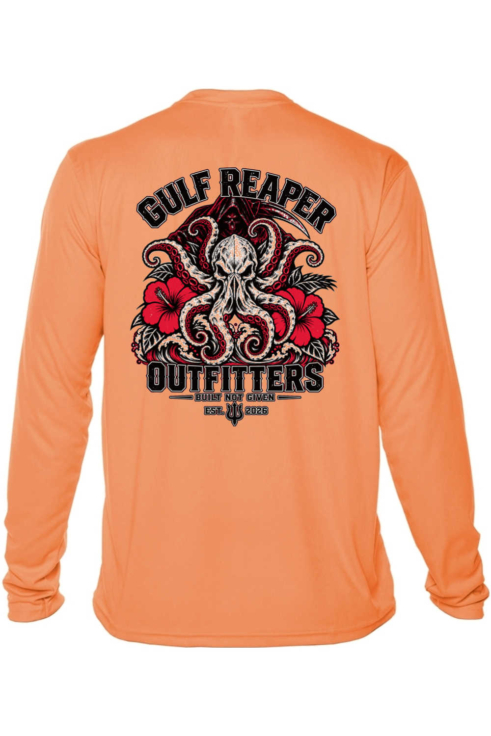 Kraken’s Grip Solar Long Sleeve – Crimson Print