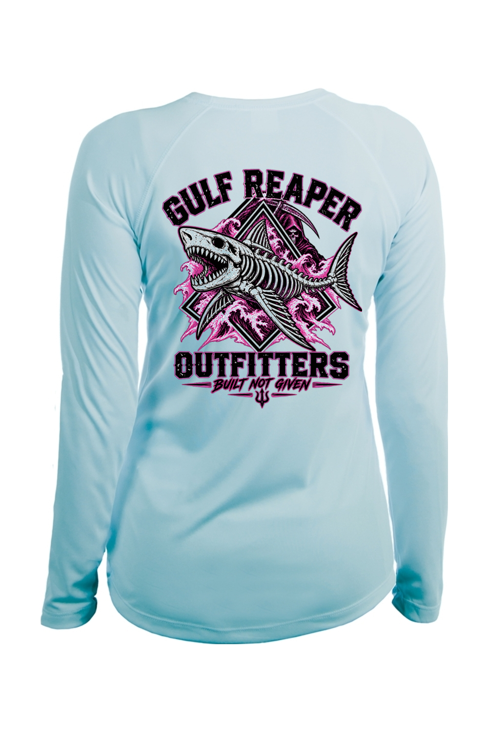 Death Current Women’s Solar Long Sleeve – Hot Pink Print
