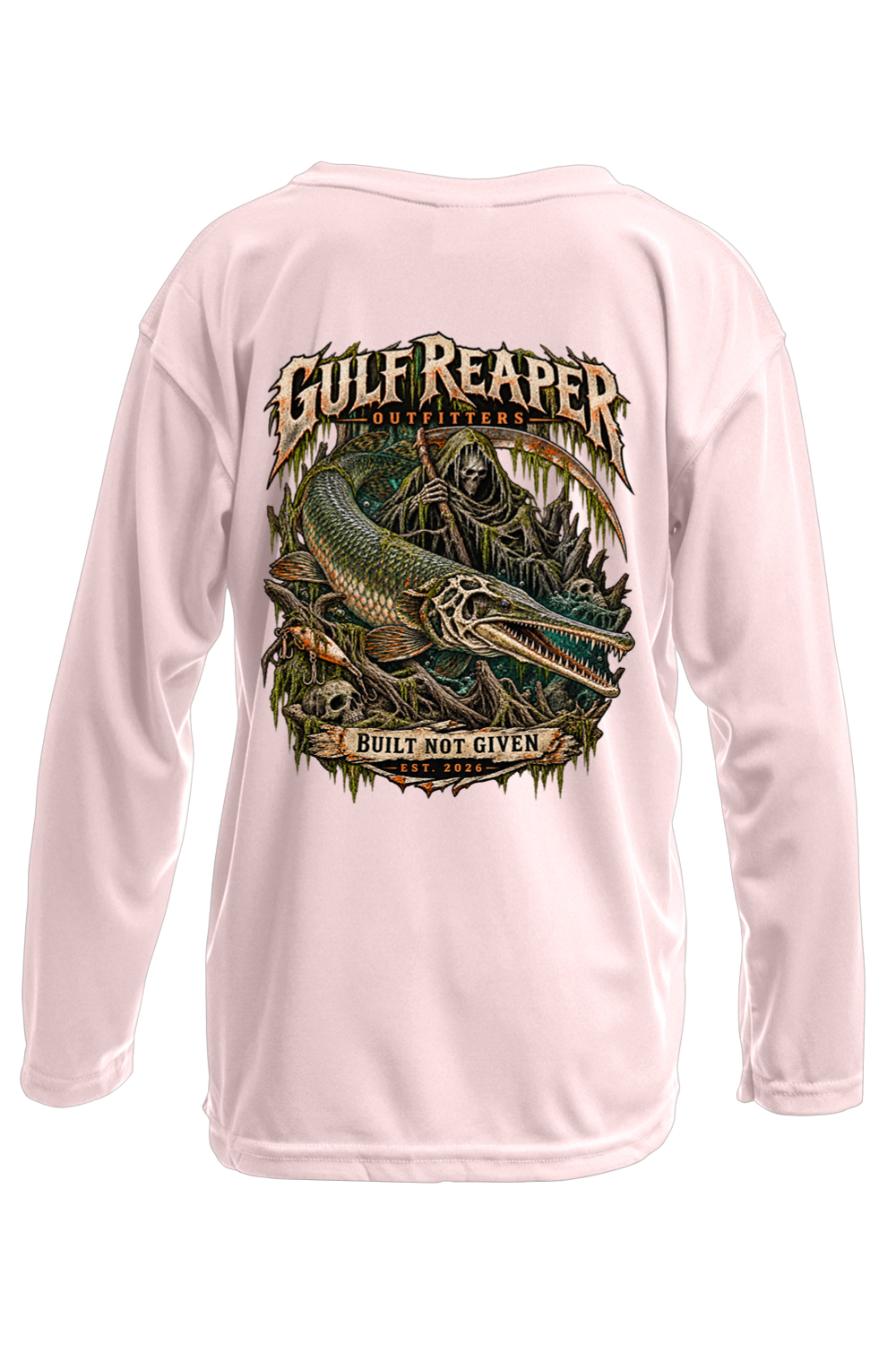 Freshwater Alligator Gar Kids’ Solar Long Sleeve