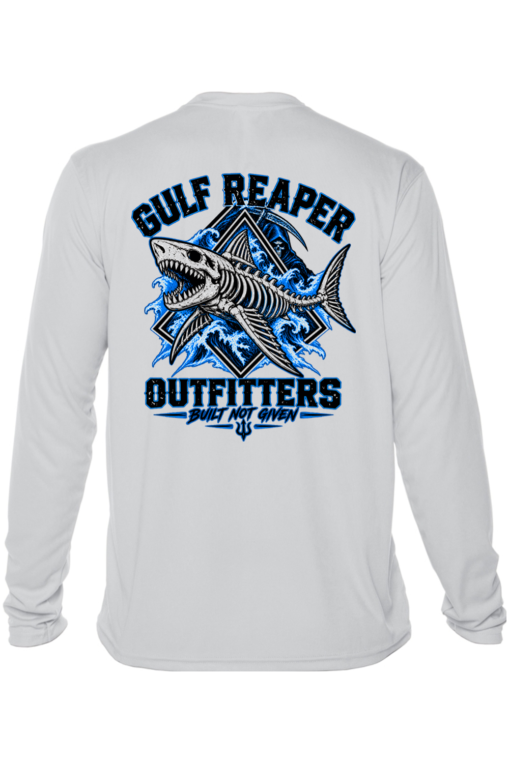 Death Current Solar Long Sleeve – Electric Blue Print