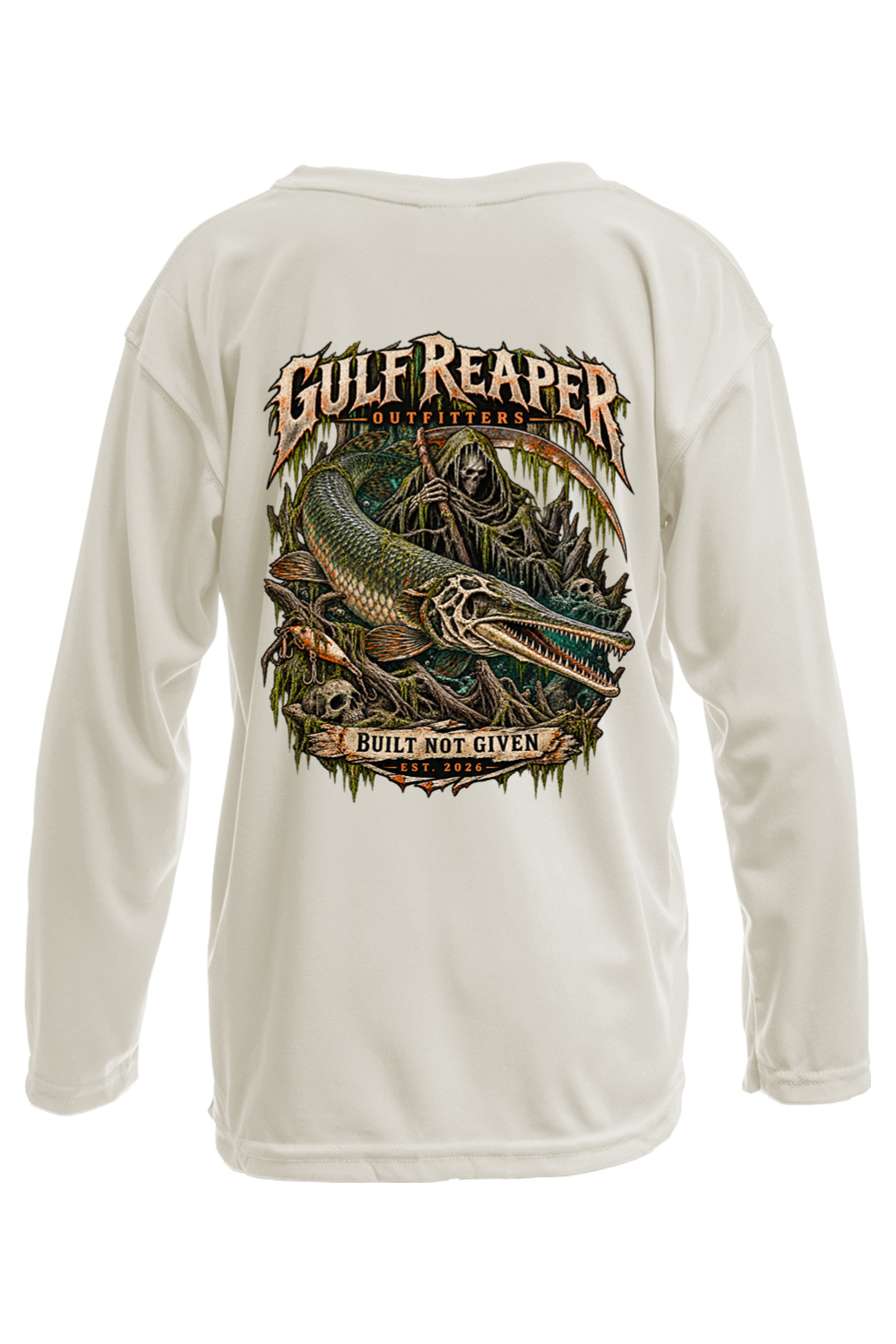 Freshwater Alligator Gar Kids’ Solar Long Sleeve