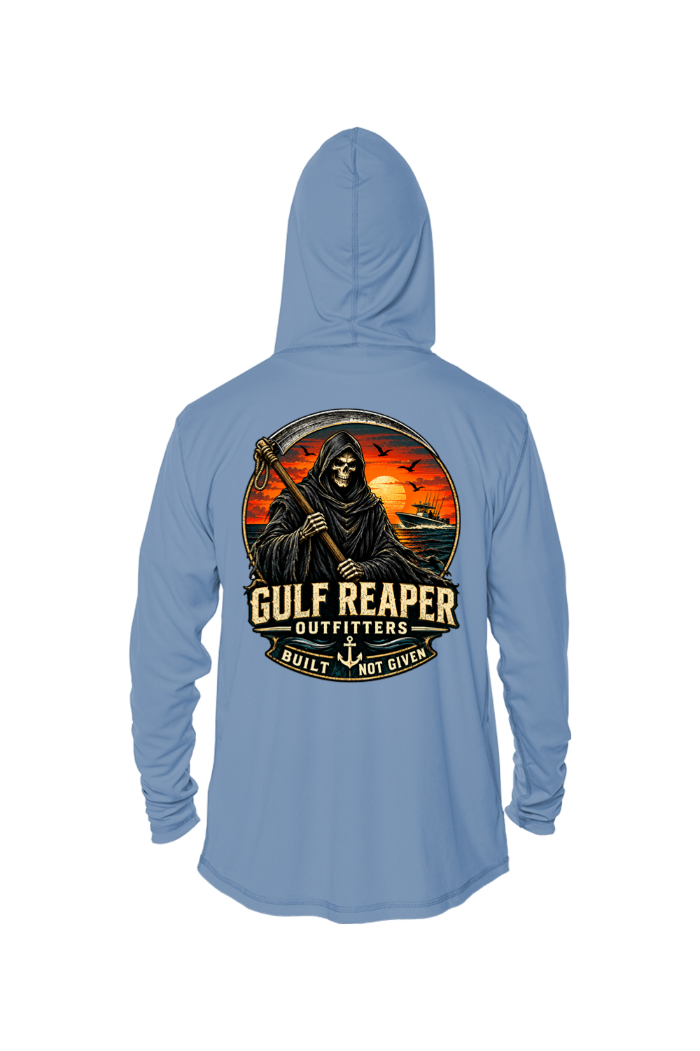 Reaper’s Wake | UPF 50+ Solar Fishing Hoodie