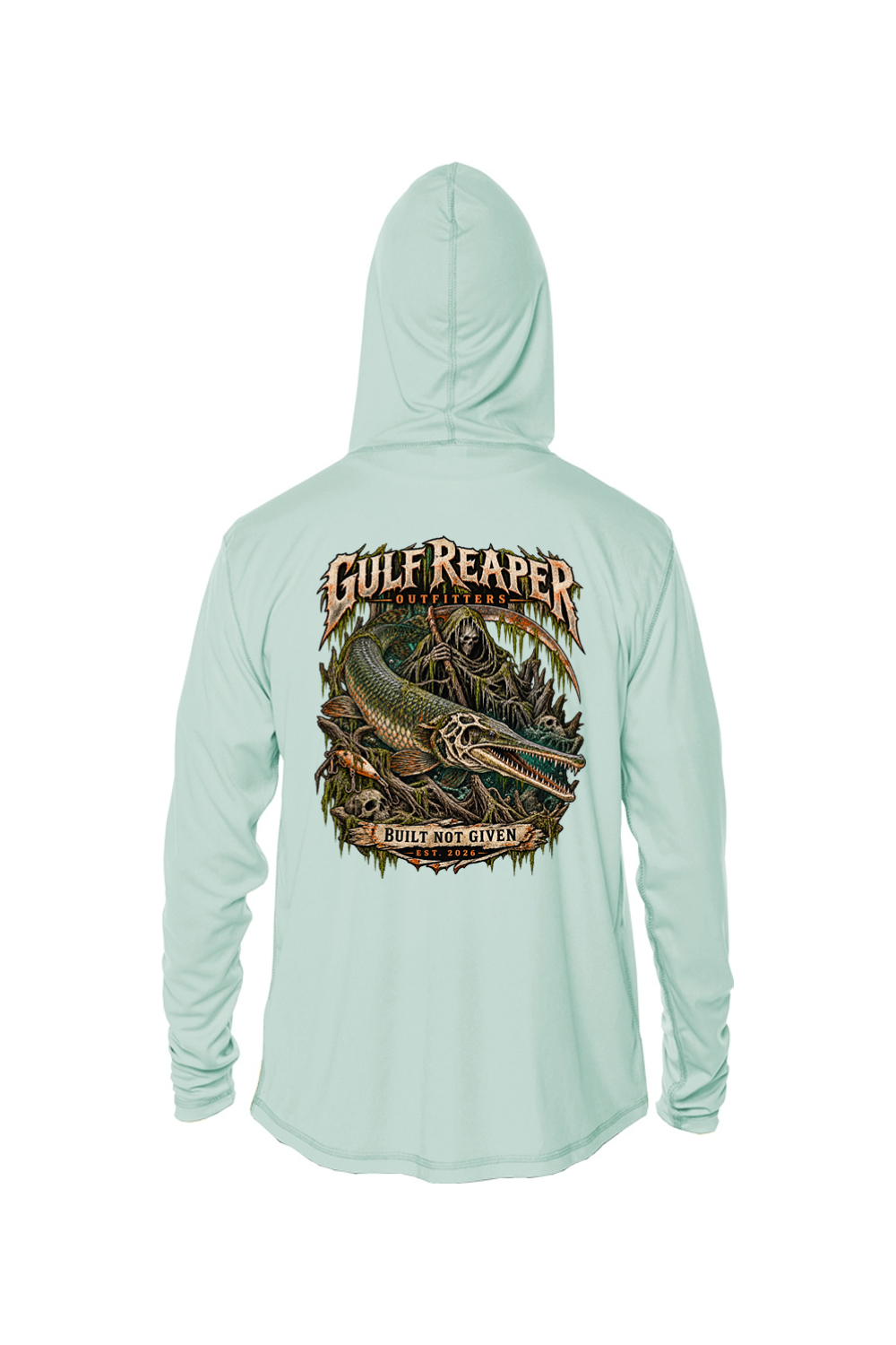 Freshwater Alligator Gar Kids’ Solar Hoodie