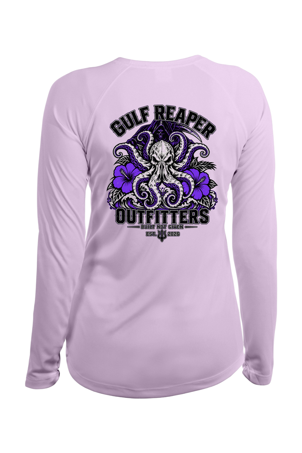 Kraken’s Grip Women’s Solar Long Sleeve – Royal Purple Print