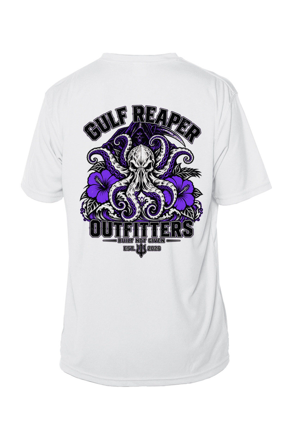 Kraken’s Grip Kids’ Solar Short Sleeve – Royal Purple Print