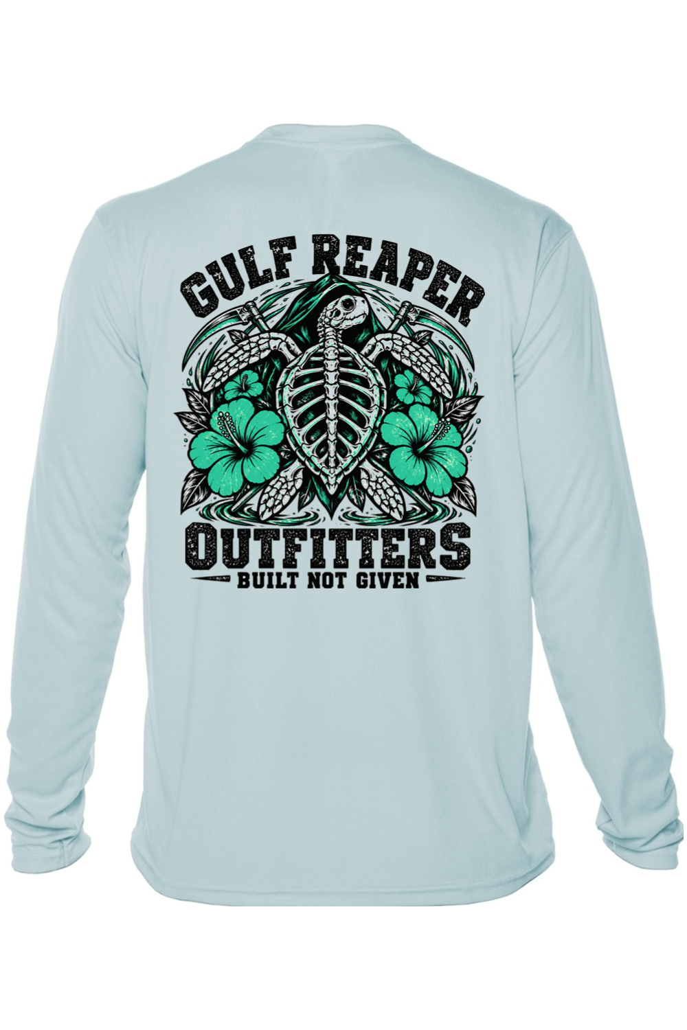 Ancient Tide Solar Long Sleeve – Sea Green Print
