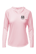 Kraken’s Grip Women’s Solar Hoodie – Gulf Teal Print
