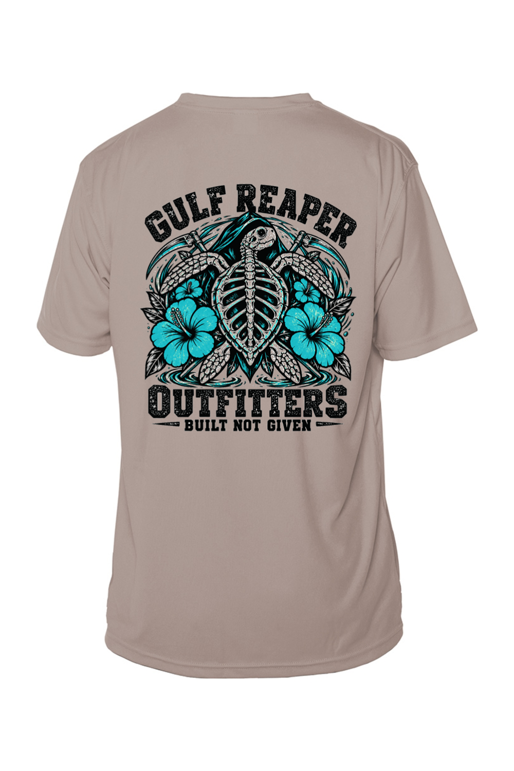Ancient Tide Kids’ Solar Short Sleeve – Gulf Teal Print