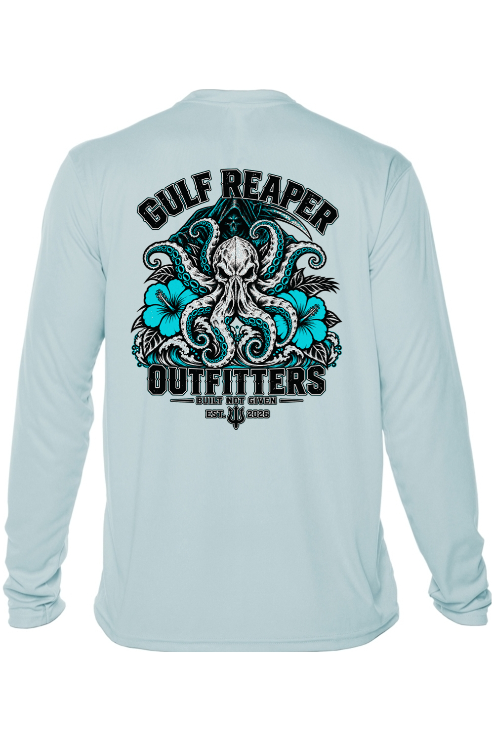Kraken’s Grip Solar Long Sleeve – Gulf Teal Print