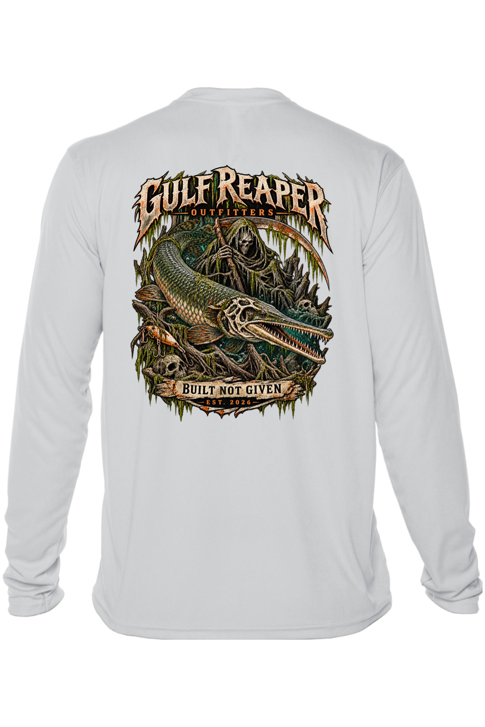 Freshwater Alligator Gar Men’s Solar Long Sleeve