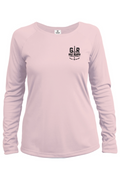 Death Current Women’s Solar Long Sleeve – Hot Pink Print