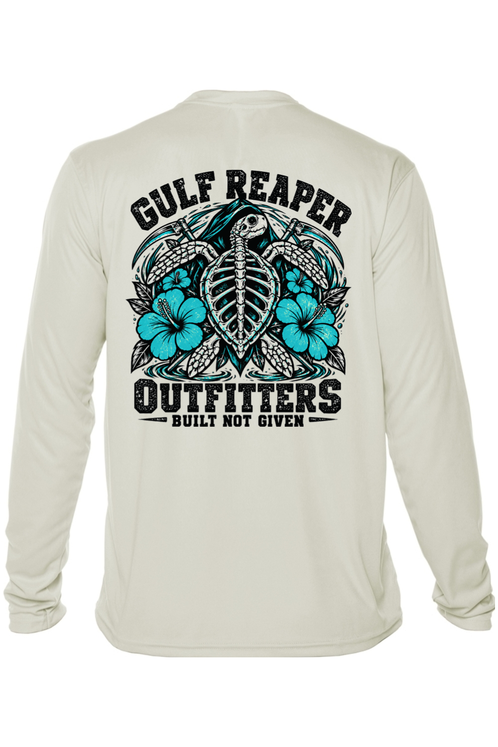 Ancient Tide Solar Long Sleeve – Gulf Teal Print