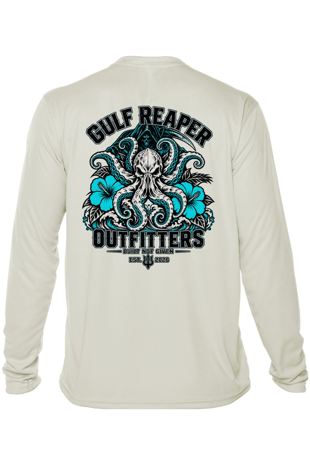 Kraken’s Grip Solar Long Sleeve – Gulf Teal Print