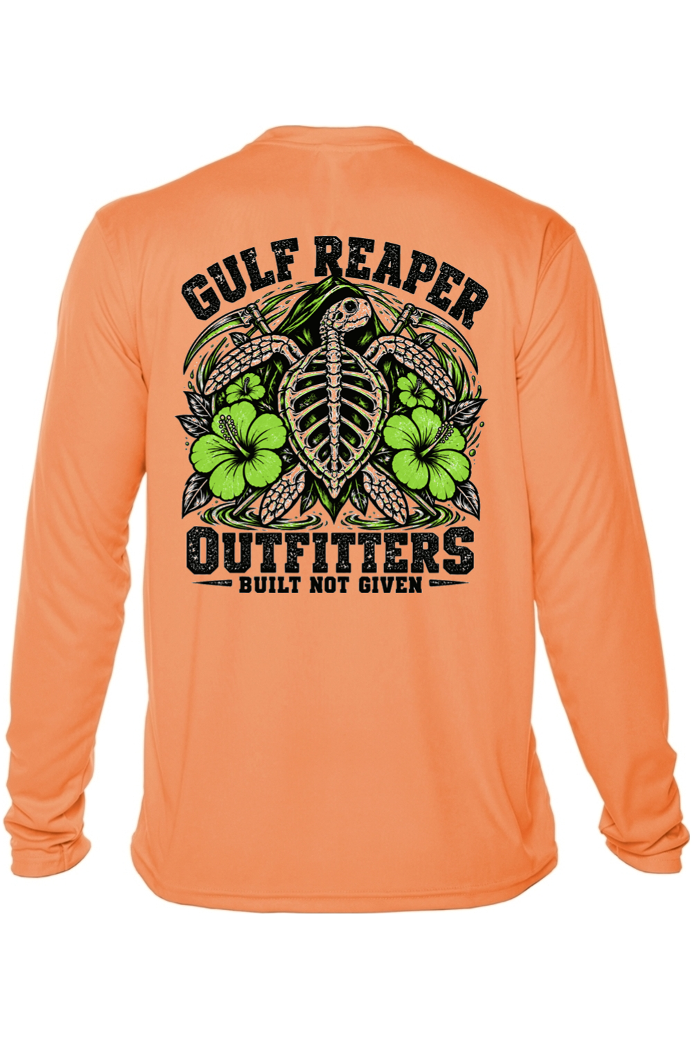 Ancient Tide Solar Long Sleeve – Lime Green Print