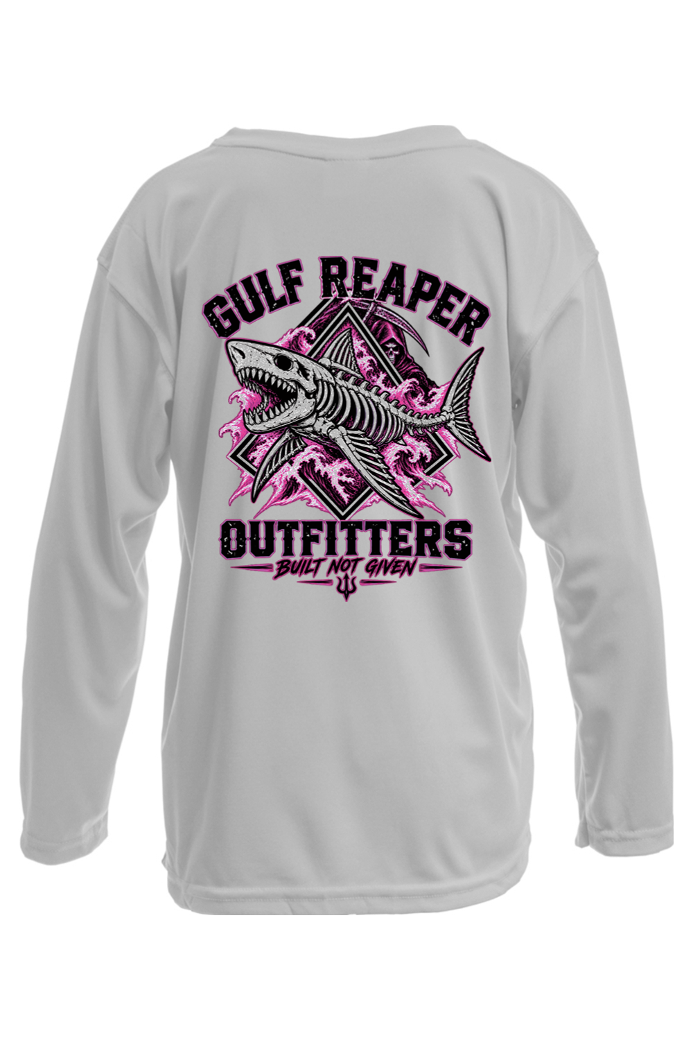 Death Current Kids’ Solar Long Sleeve – Hot Pink Print