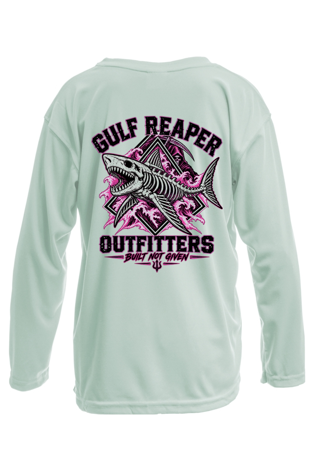 Death Current Kids’ Solar Long Sleeve – Hot Pink Print