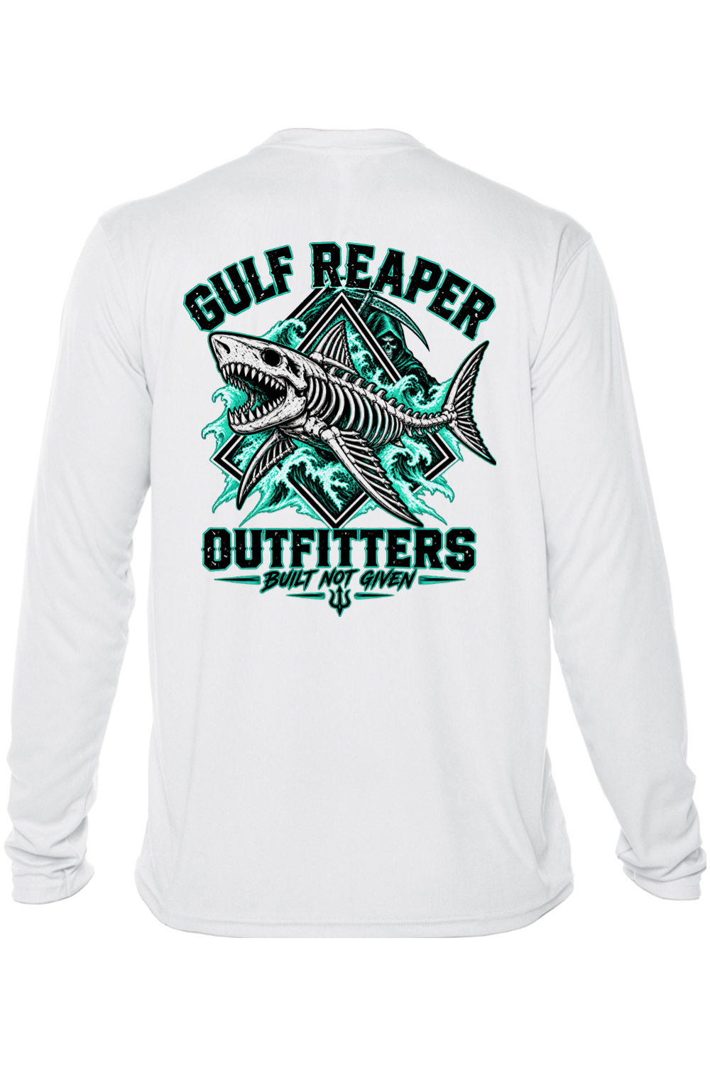 Death Current Solar Long Sleeve – Sea Green Print