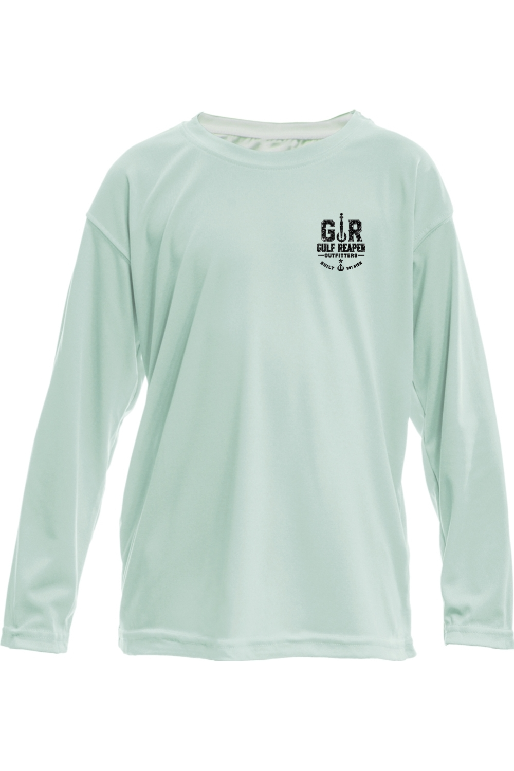 Ancient Tide Kids’ Solar Long Sleeve – Coral Red Print