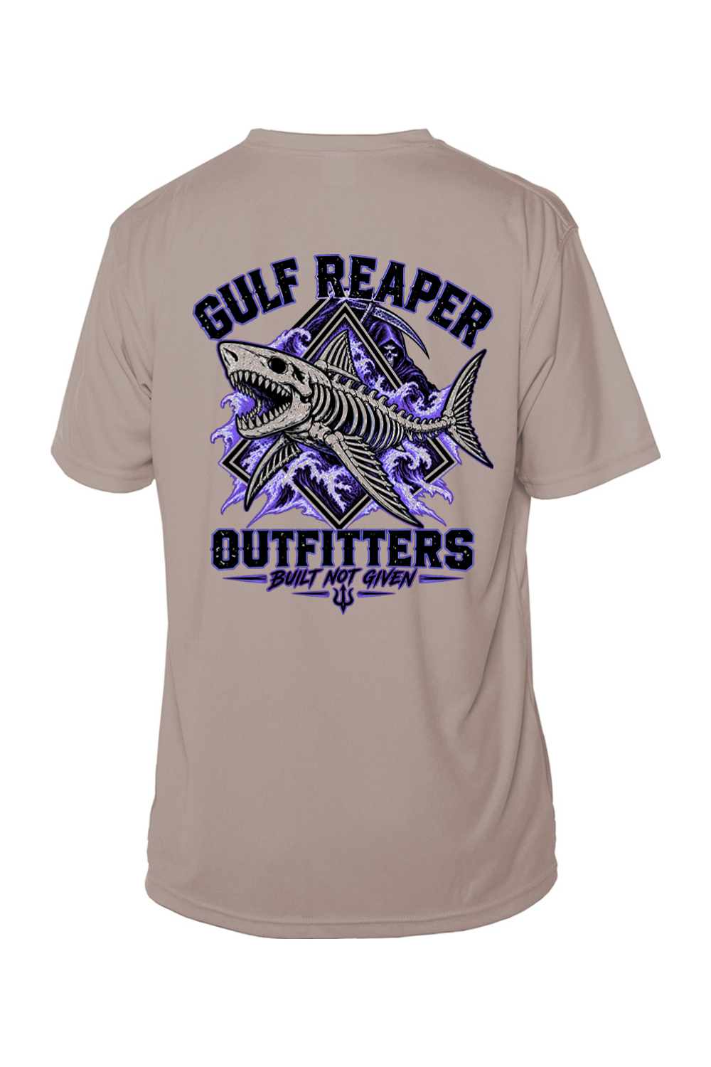 Death Current Kids’ Solar Short Sleeve – Royal Purple Print